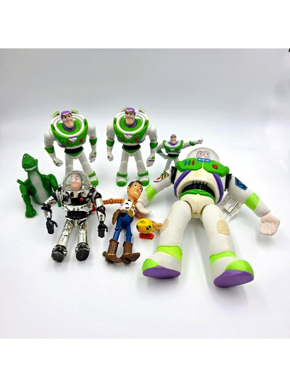 Disney Pixar Toy Story Lot Buzz Lightyear Woody Rex Toys Read